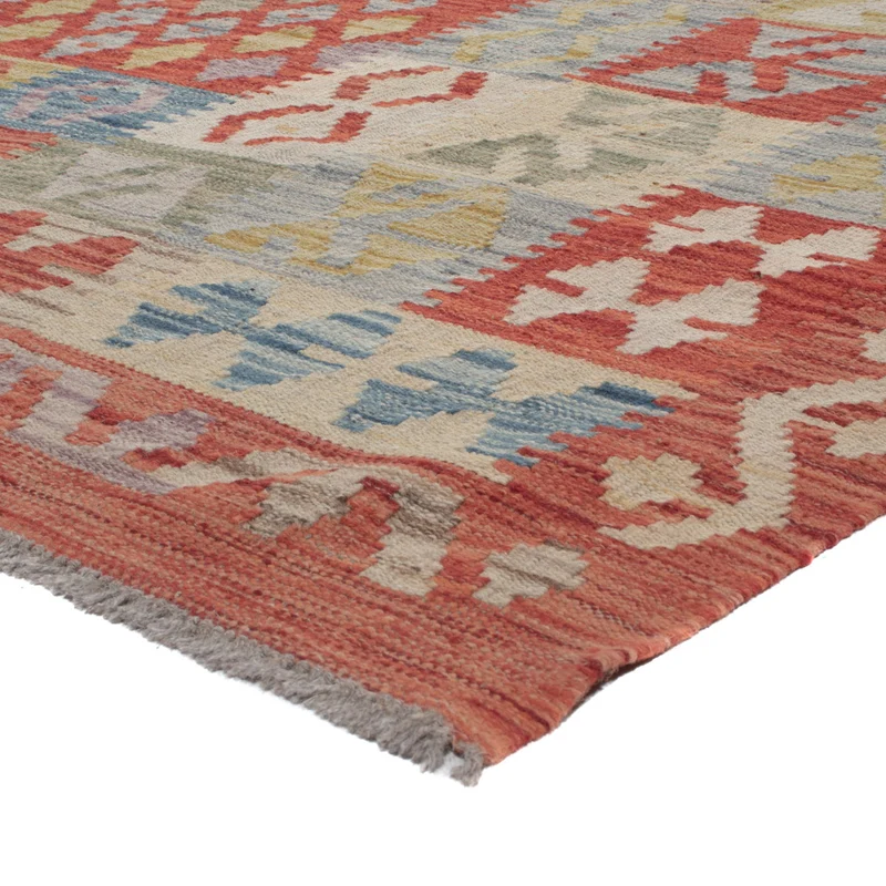 Kelim Maimene Teppich 206x304cm - mehrfarbig