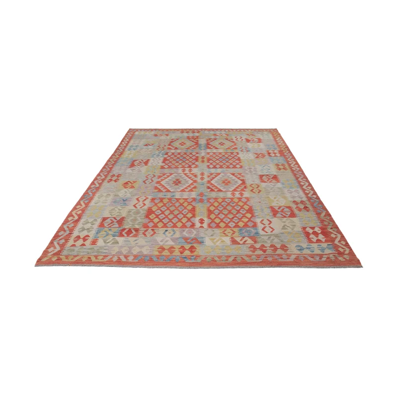 Kelim Maimene Teppich 206x304cm - mehrfarbig