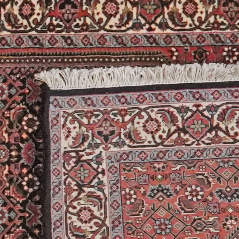 Bidjar · Handgeknüpft – Rot, 386x84 cm