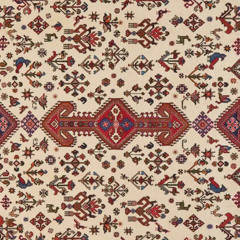 Nasrabad · Handgeknüpft – Beige, 312x204 cm