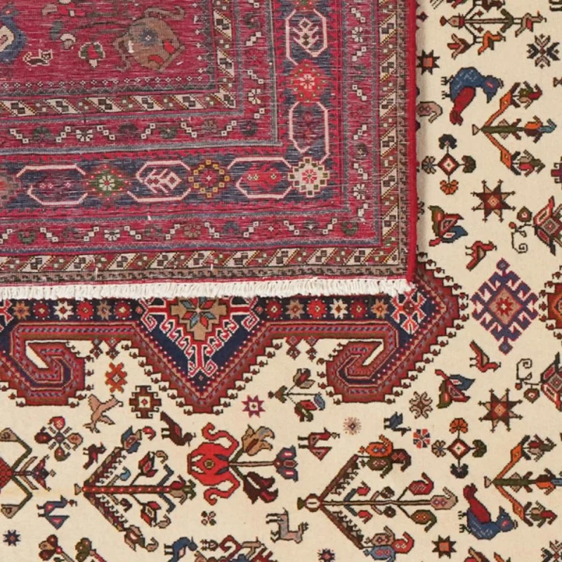 Nasrabad · Handgeknüpft – Beige, 312x204 cm