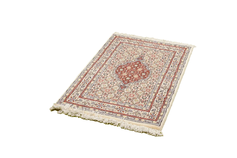 Moud Mahi · Handgeknüpft – Beige, 87x58 cm