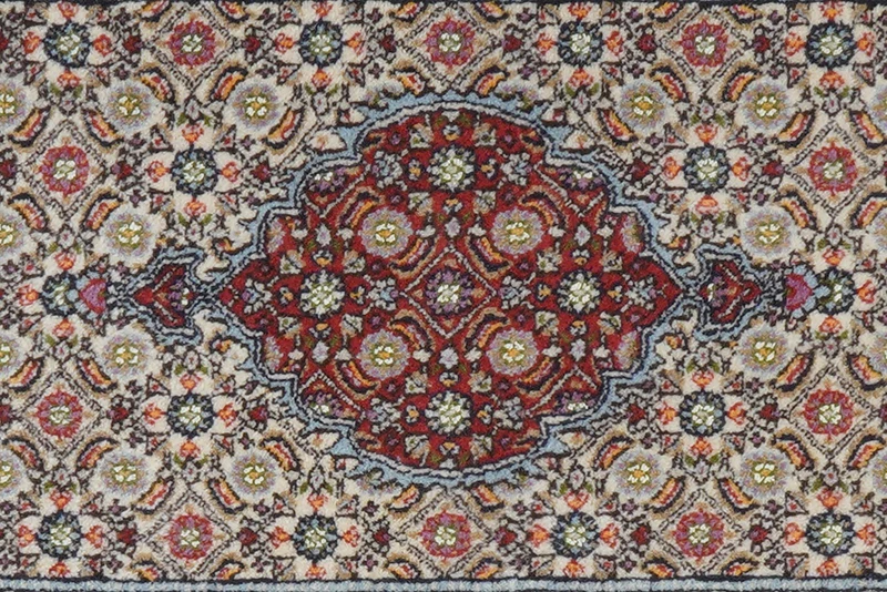 Moud Mahi · Handgeknüpft – Beige, 87x58 cm