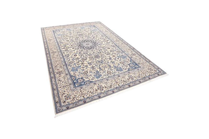 Nain 9La · Handgeknüpft – Beige, 300x200 cm