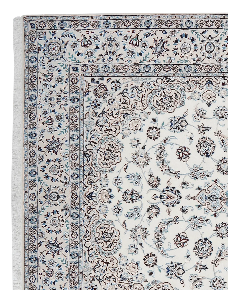 Nain 9La · Handgeknüpft – Beige, 301x204 cm