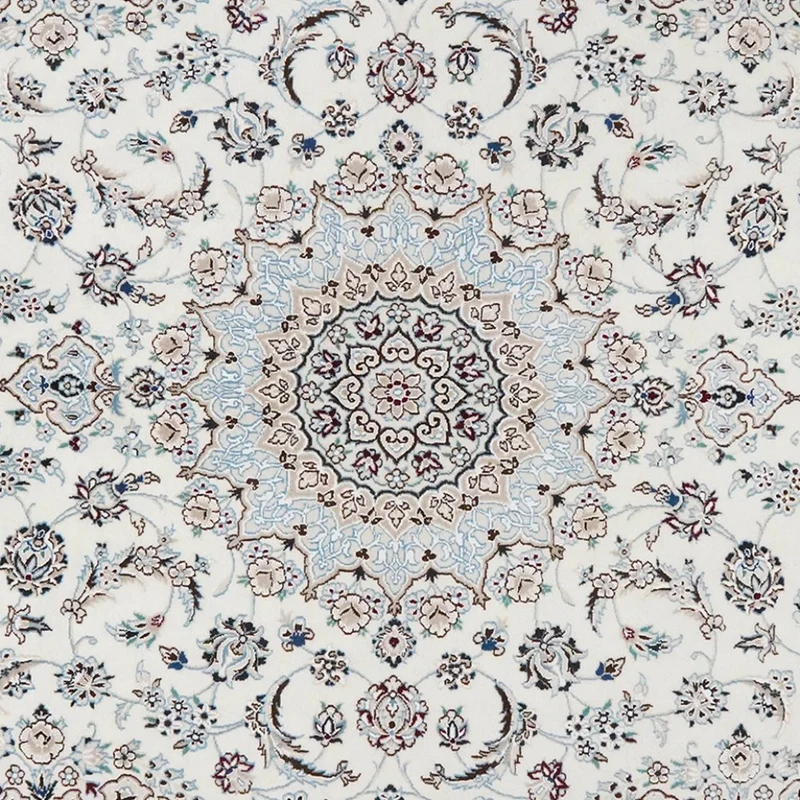 Nain 9La · Handgeknüpft – Beige, 301x204 cm
