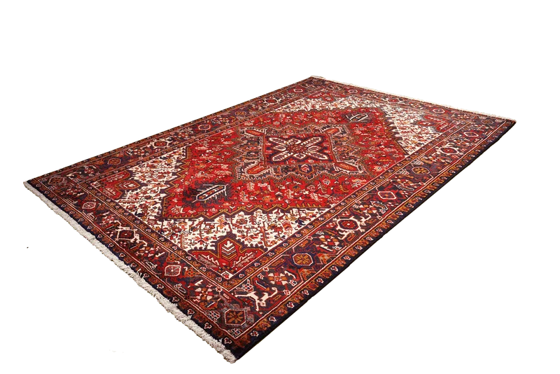 Mehrewan · Handgeknüpft – Rot, 294x207 cm
