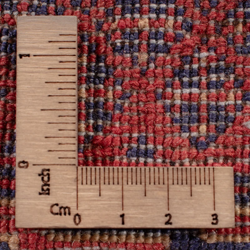 Kelim Afghan Teppich 139x200cm - dunkelrot