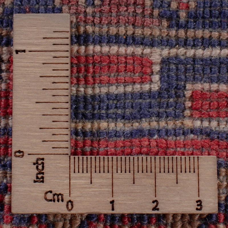 Kelim Afghan Teppich 139x198cm - dunkelrot