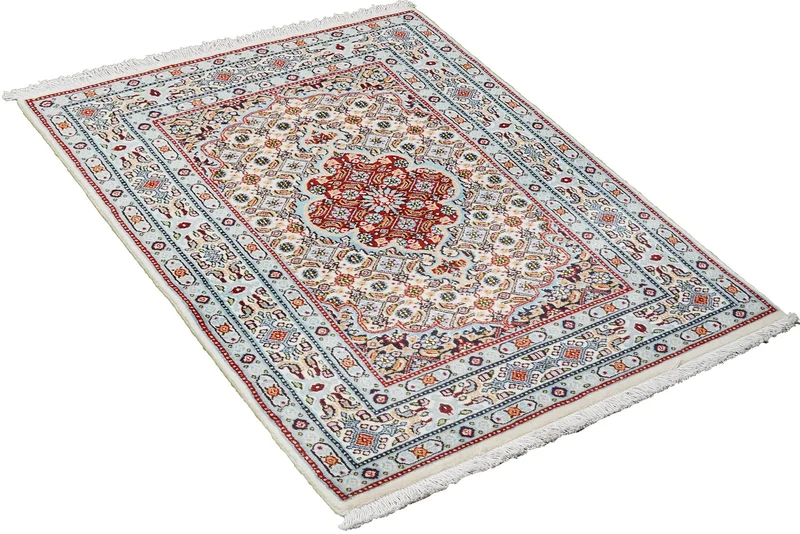 Moud Mahi · Handgeknüpft – Beige, 115x74 cm