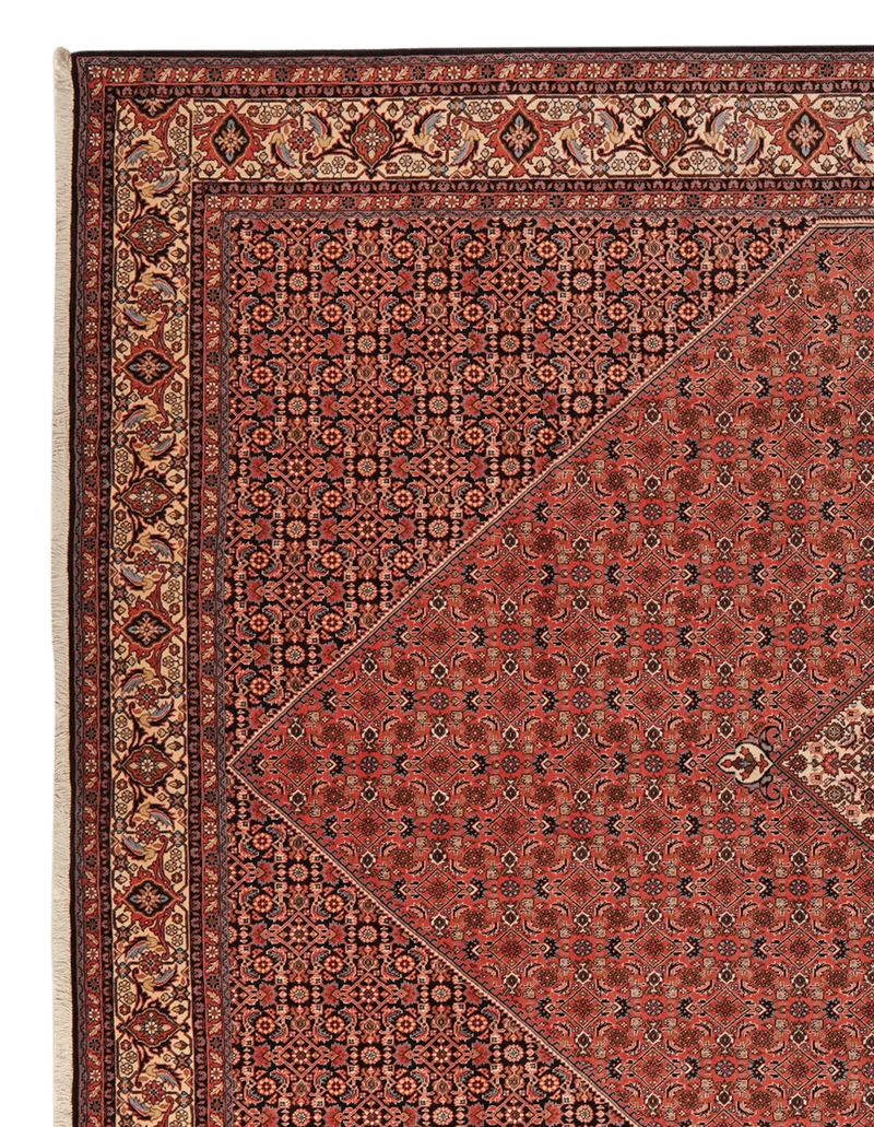 Bidjar Zandjan · Handgeknüpft – Rot, 393x298 cm