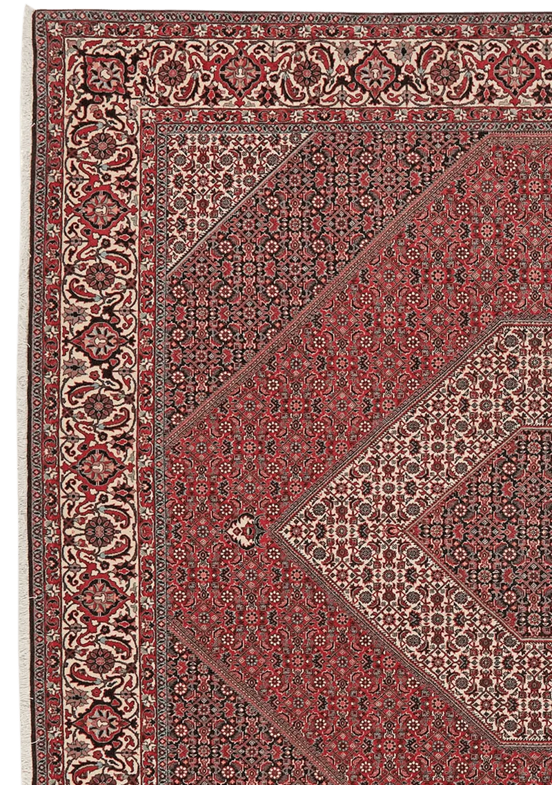 Bidjar Bookan · Handgeknüpft – Rot, 256x249 cm