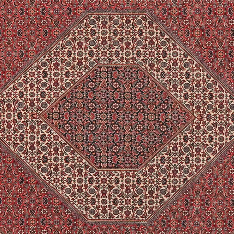 Bidjar Bookan · Handgeknüpft – Rot, 256x249 cm