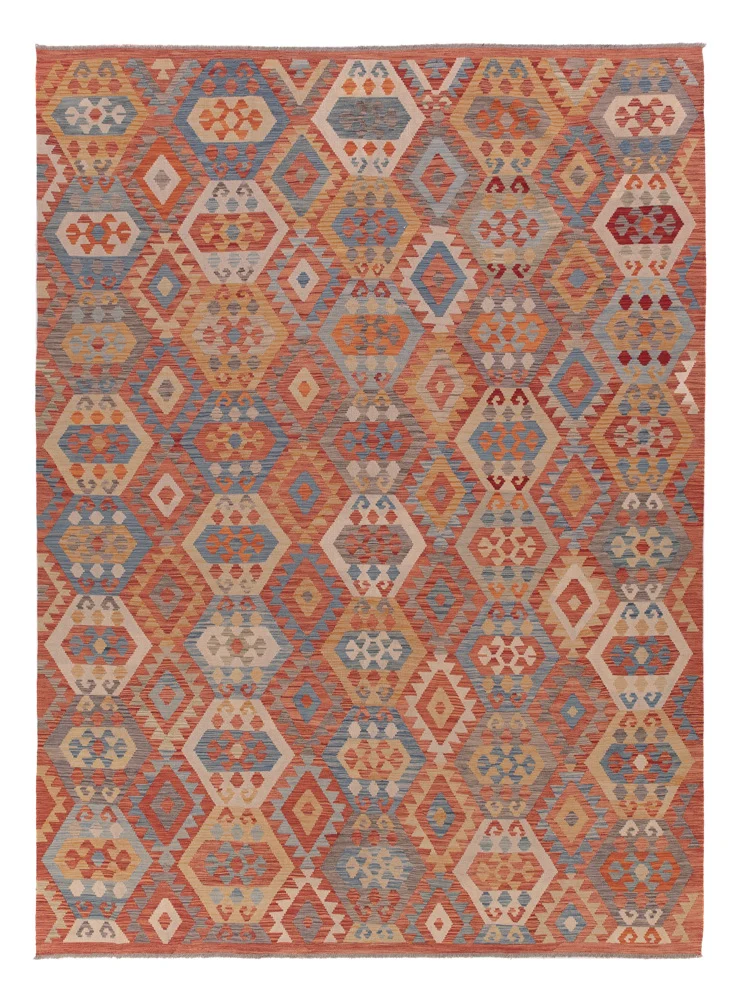 Kelim Maimene Teppich 257x348cm - mehrfarbig