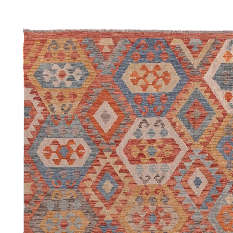Kelim Maimene Teppich 257x348cm - mehrfarbig