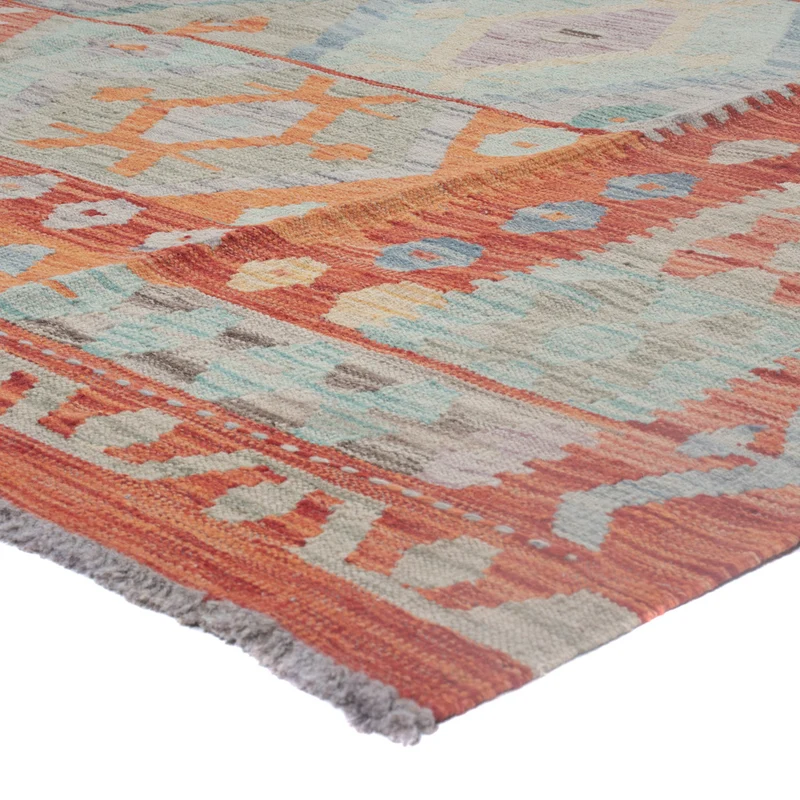 Kelim Maimene Teppich 181x250cm - mehrfarbig