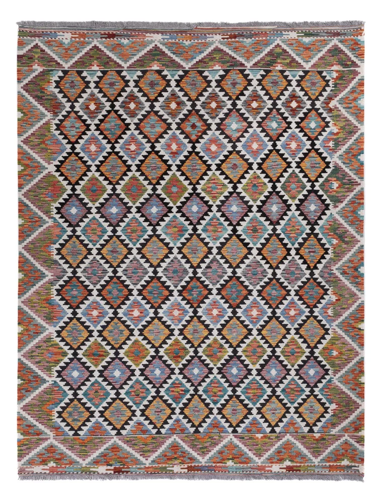 Kelim Maimene Teppich 185x241cm - mehrfarbig