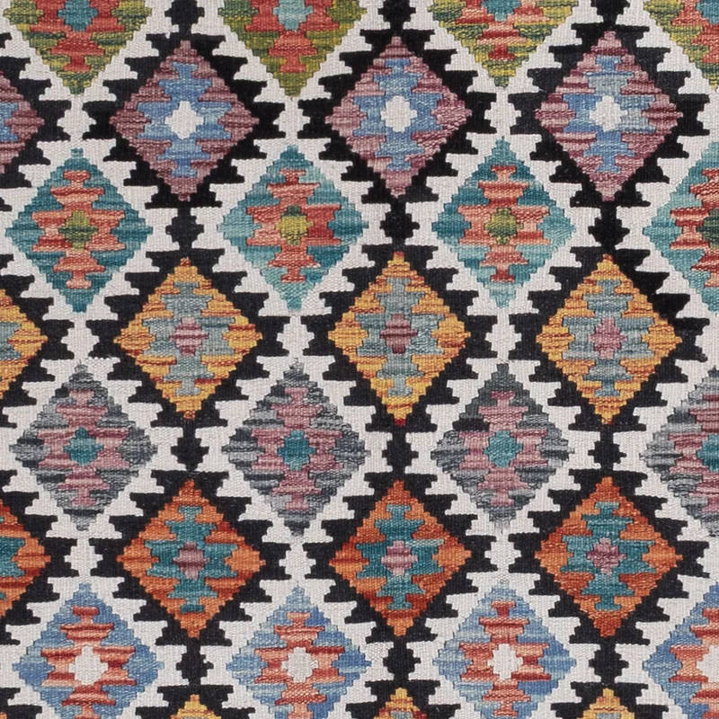 Kelim Maimene Teppich 185x241cm - mehrfarbig