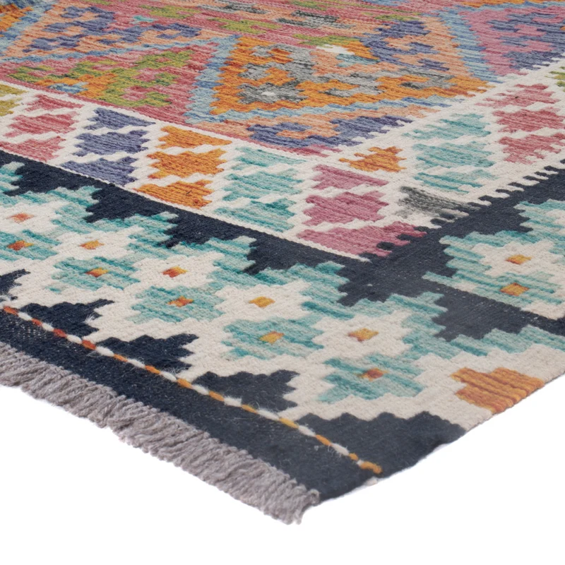 Kelim Maimene Teppich 178x248cm - mehrfarbig