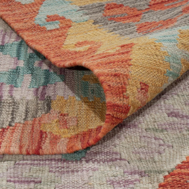 Kelim Maimene Teppich 200x300cm - mehrfarbig