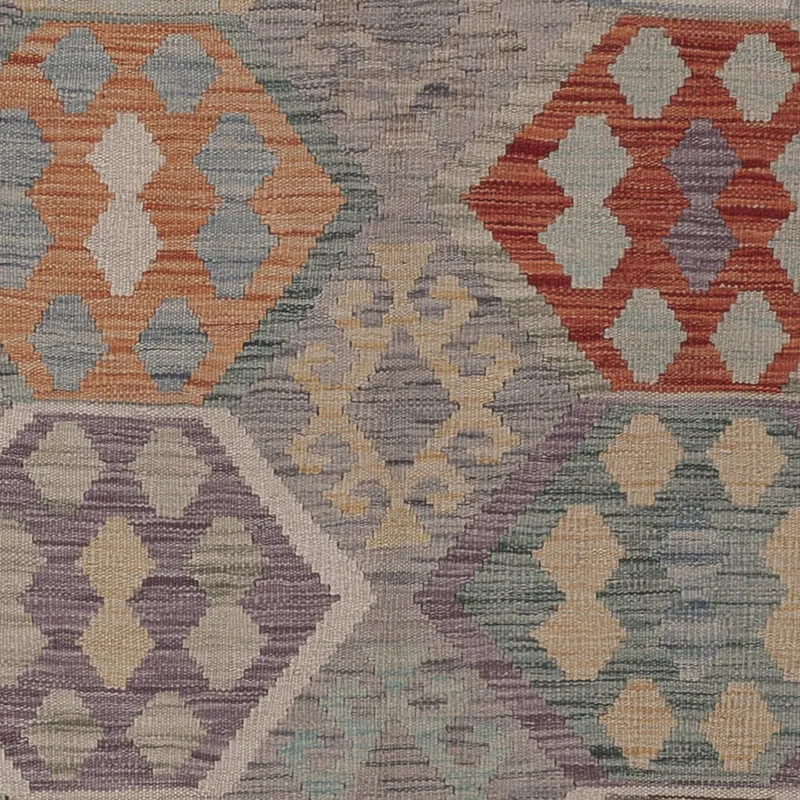 Kelim Maimene Teppich 203x294cm - mehrfarbig