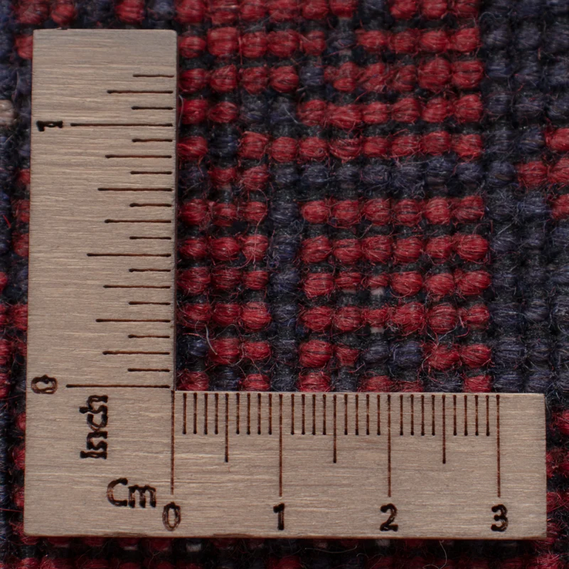 Läufer Afghan - Kunduz - 80 x 390 cm - dunkelrot