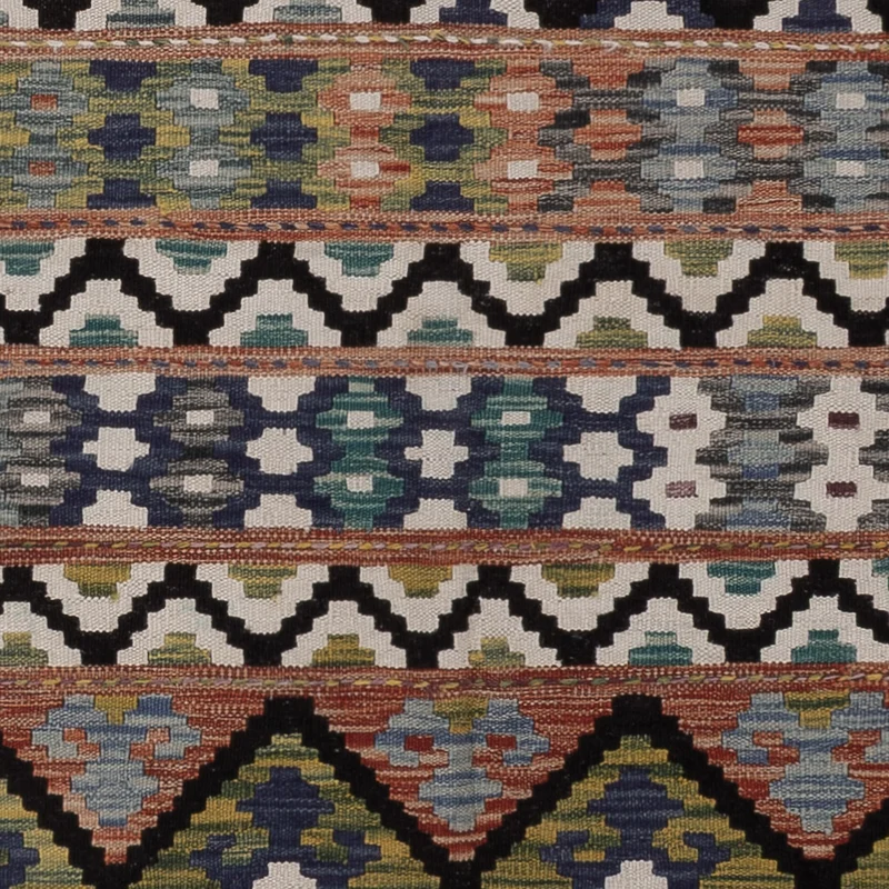 Kelim Maimene Teppich 203x288cm - mehrfarbig
