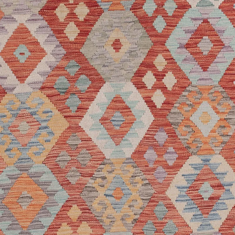 Kelim Maimene Teppich 197x295cm - mehrfarbig