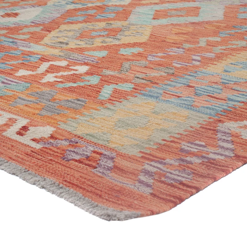 Kelim Maimene Teppich 197x295cm - mehrfarbig