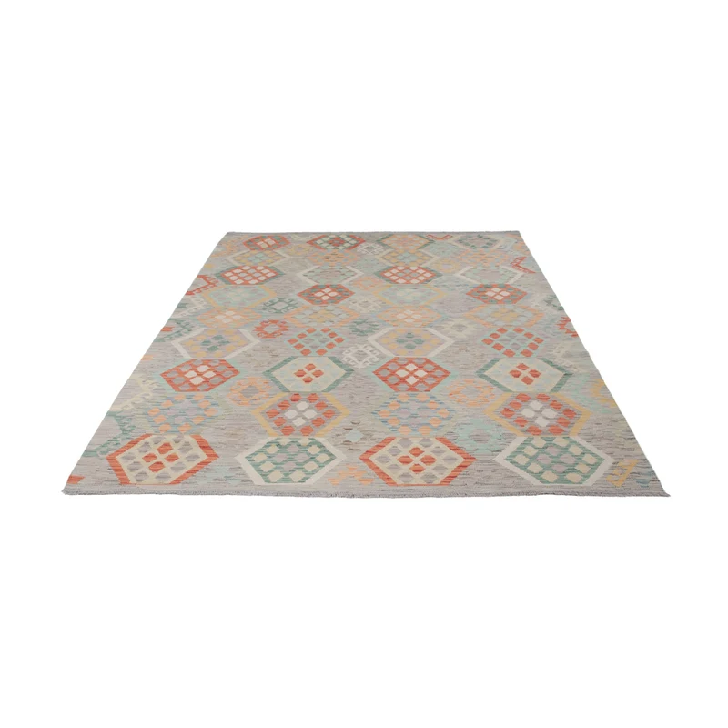 Kelim Maimene Teppich 198x297cm - mehrfarbig