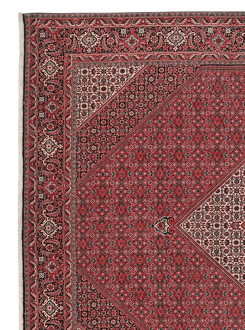 Bidjar · Handgeknüpft – Rot, 308x257 cm