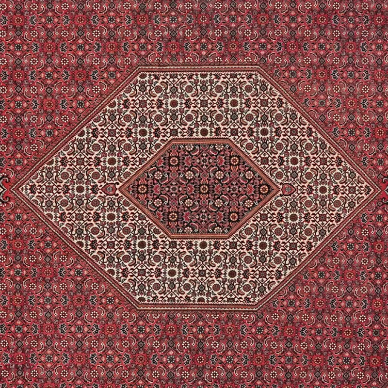 Bidjar · Handgeknüpft – Rot, 308x257 cm