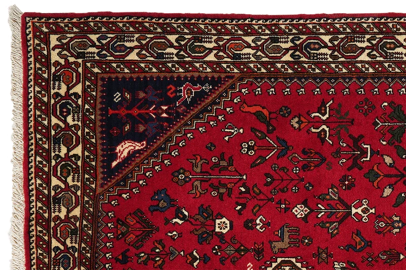 Nasrabad · Handgeknüpft – Rot, 219x145 cm