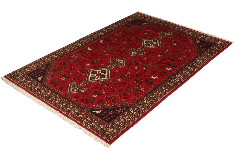Nasrabad · Handgeknüpft – Rot, 219x145 cm