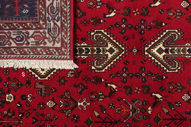 Nasrabad · Handgeknüpft – Rot, 219x145 cm