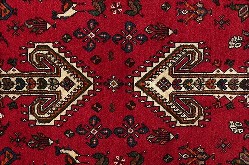 Nasrabad · Handgeknüpft – Rot, 219x145 cm