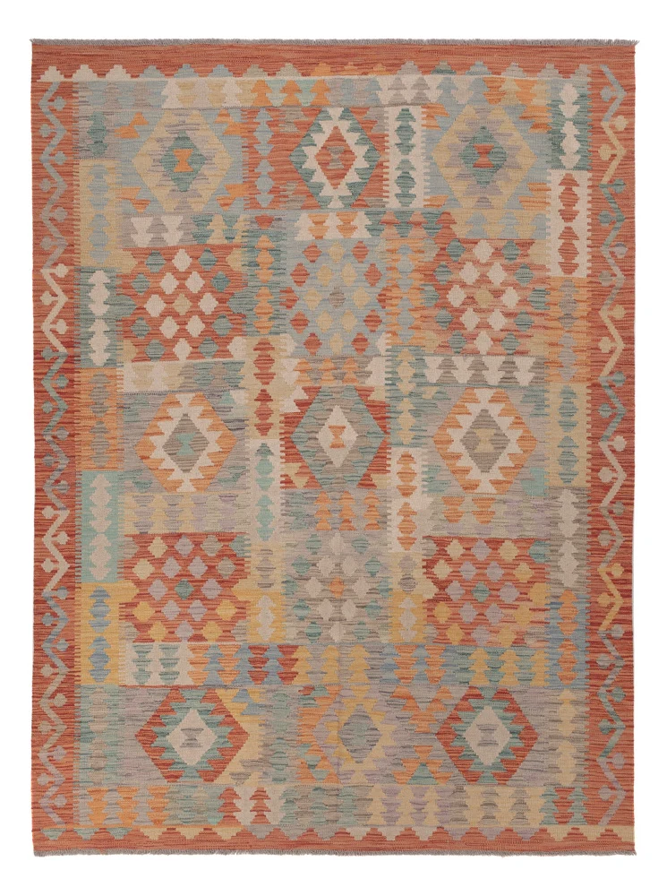 Kelim Maimene Teppich 176x240cm - mehrfarbig