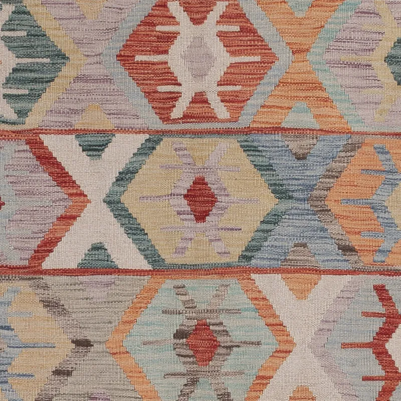 Kelim Maimene Teppich 176x244cm - mehrfarbig