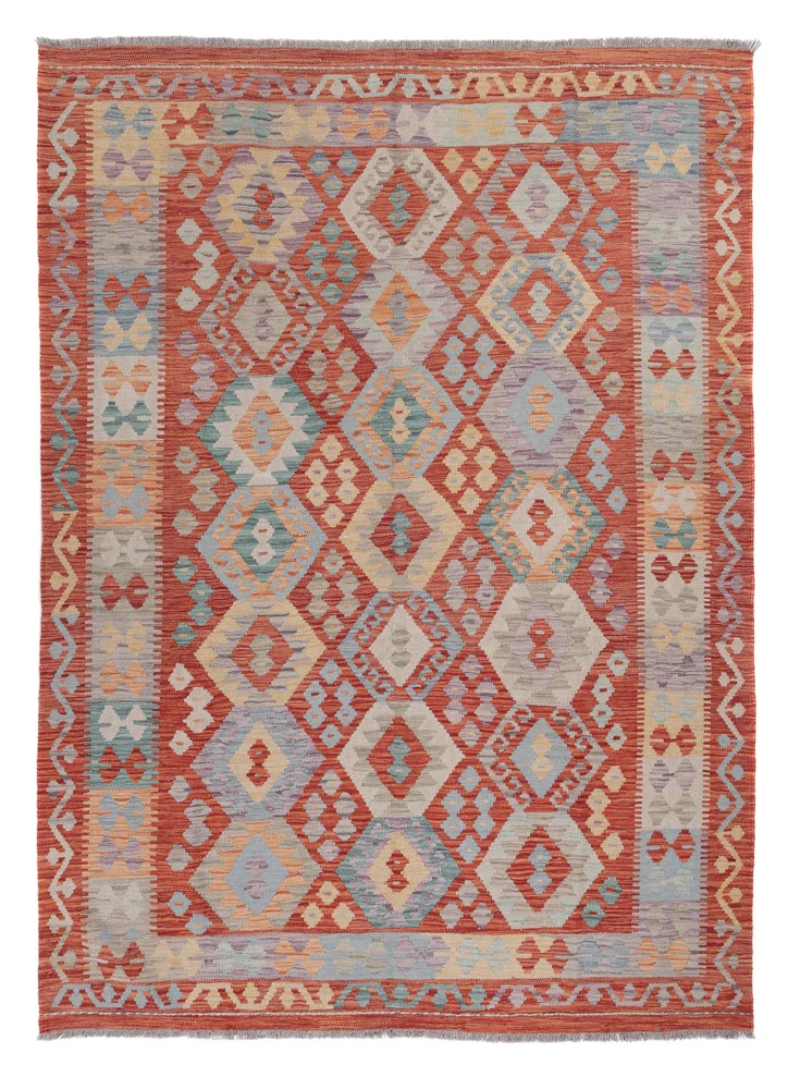 Kelim Maimene Teppich 177x239cm - mehrfarbig