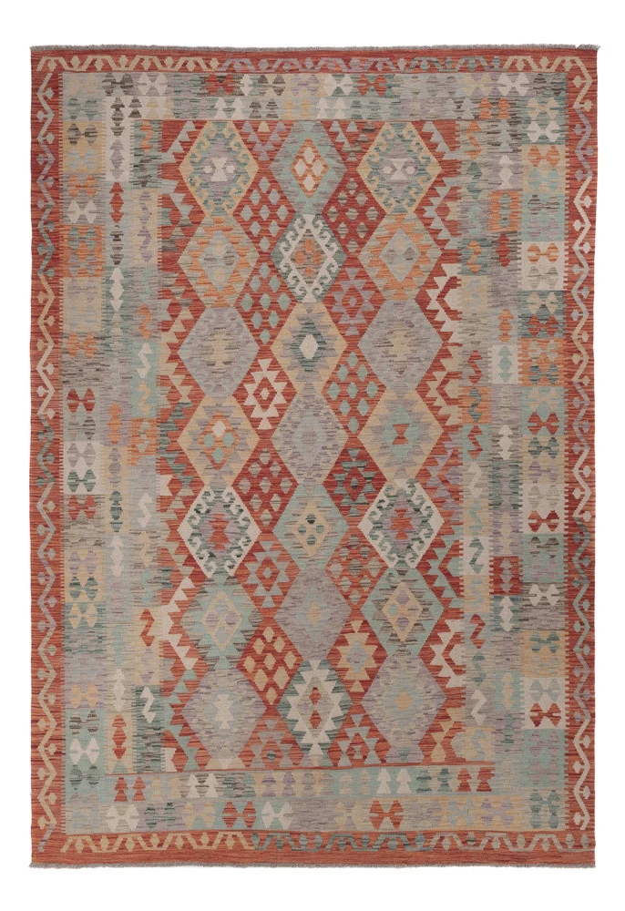 Kelim Maimene Teppich 208x300cm - mehrfarbig
