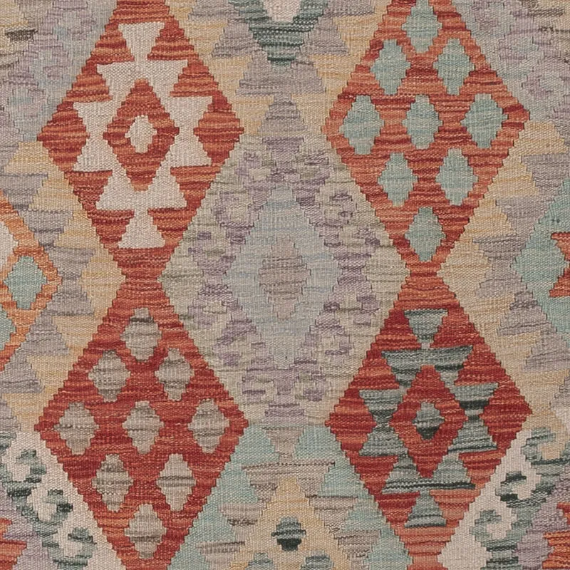 Kelim Maimene Teppich 208x300cm - mehrfarbig