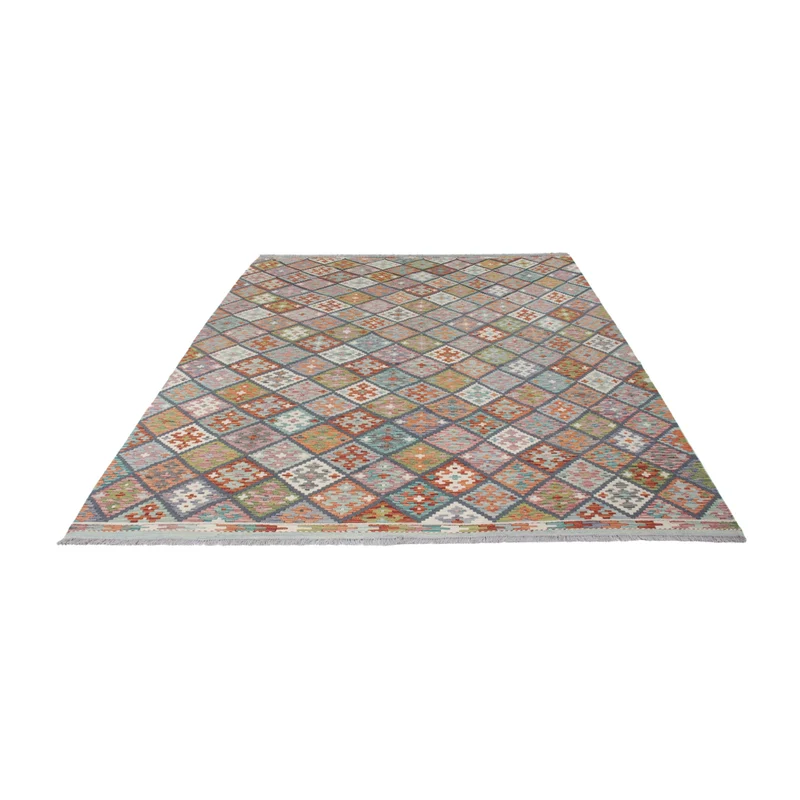 Kelim Maimene Teppich 206x300cm - mehrfarbig