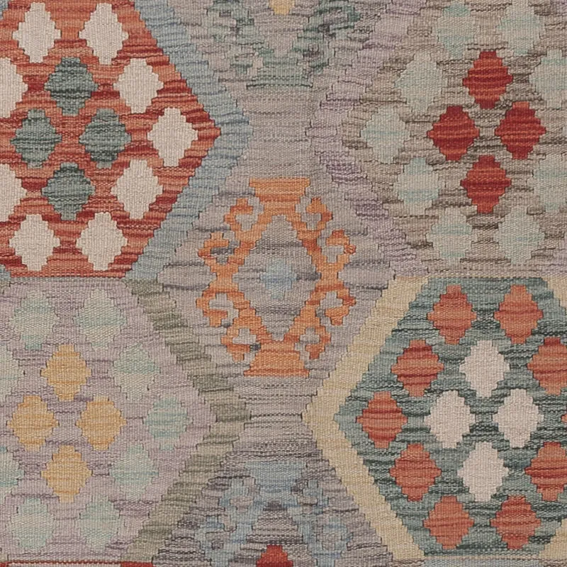 Kelim Maimene Teppich 205x299cm - mehrfarbig