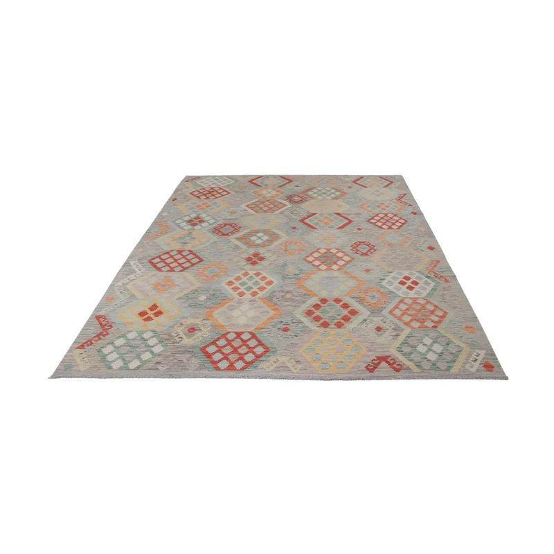Kelim Maimene Teppich 205x299cm - mehrfarbig