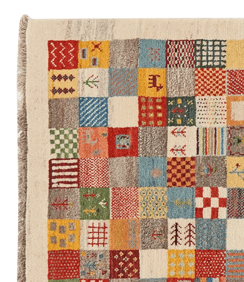 Gabbeh Sonnat · Handgeknüpft – Bunt, 170x81 cm