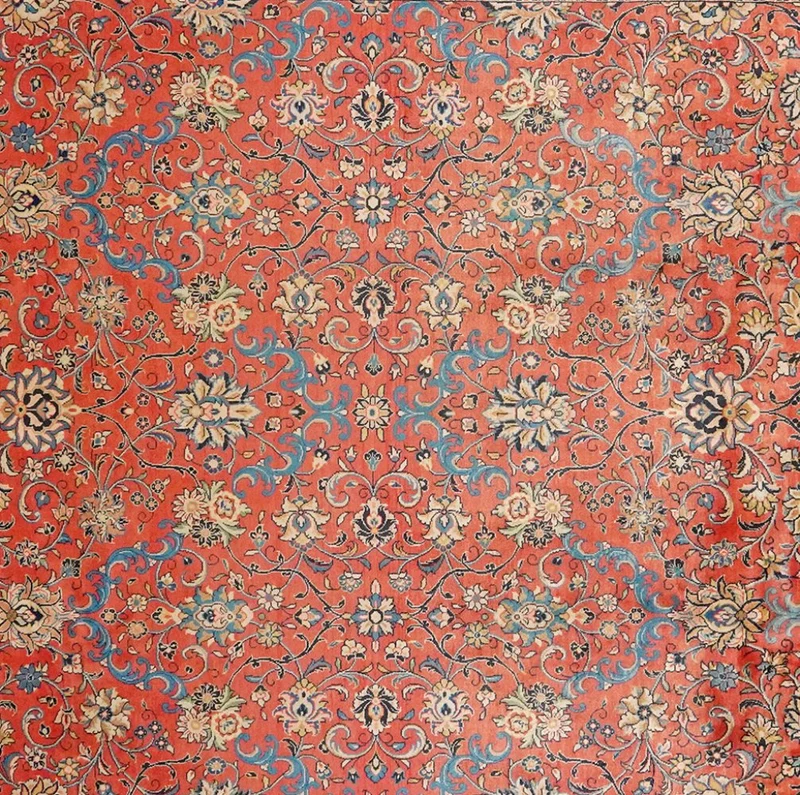 Sarough · Handgeknüpft – Rot, 341x236 cm