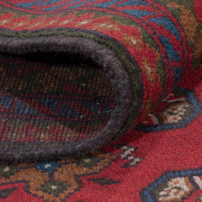 Afghan Teppich - Filpa - 152 x 196 cm - dunkelrot