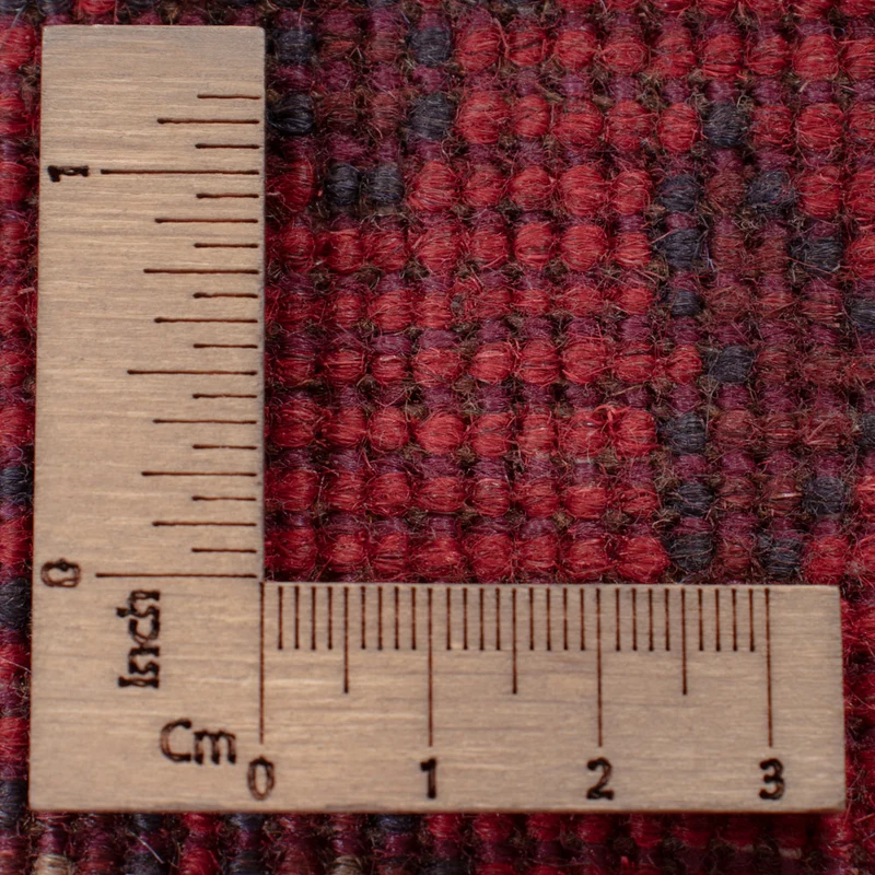 Läufer Afghan - Kunduz - 80 x 297 cm - dunkelrot