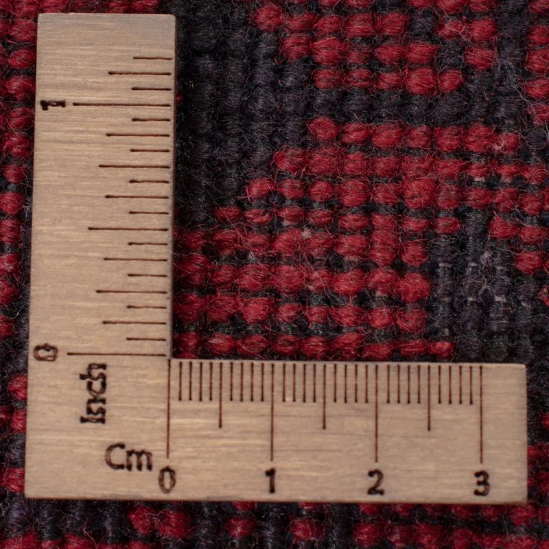 Läufer Afghan - Kunduz - 79 x 296 cm - dunkelrot