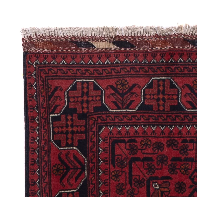 Khal Mohammadi Teppich 80x292cm - Orientteppich - dunkelrot